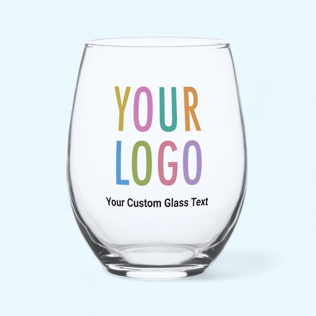 Promotional Stemless Wine Glass with Business Logo (MISOOK 16 oz Stemless Wine Glass with Logo)