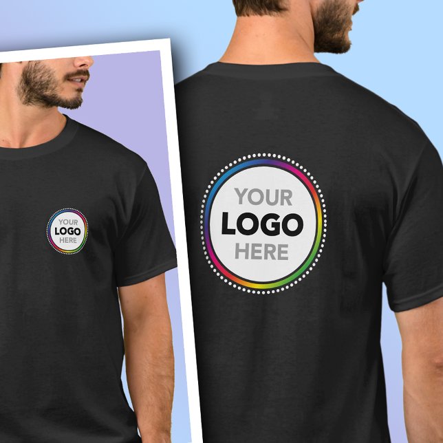 Promotional T-Shirt with Front and Back Logo (Creator Uploaded)