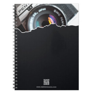 Promotional Thank you! Gift Photographer Black Notebook