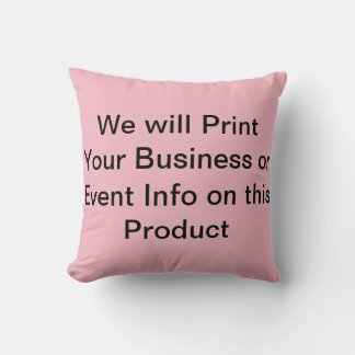 Promotional Throw Pillow