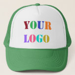 Promotional Trucker Hat with Your Business Logo<br><div class="desc">Hat with Custom Logo or Text Promotional Business Personalised Trucker Hats / Gift - Add Your Logo / Image or Text / Information - Resize and move elements with Customisation tool. Please use your logo - image that does not infringe anyone's Copyright !! Good Luck - Be Happy :)</div>