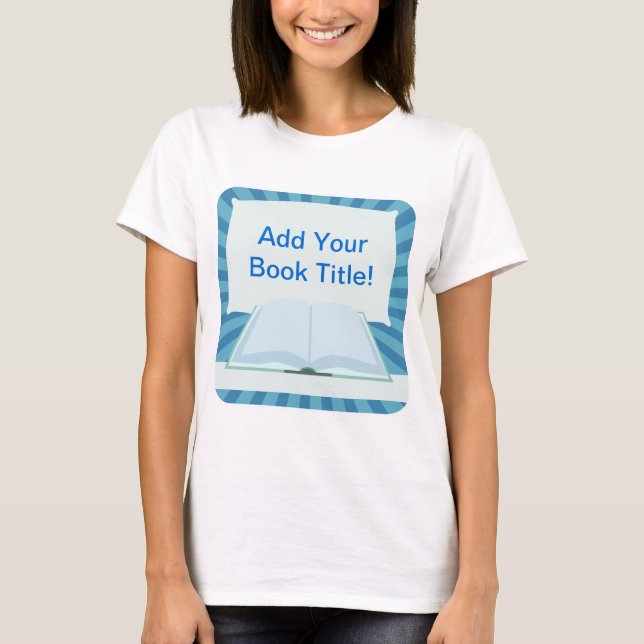 Promotional Writers Custom Illustrated Design T-Shirt (Front)