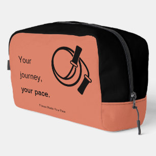 Promotional Your Journey Your Pace - Orange Black Dopp Kit