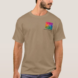 Promotional Your Logo Here Employee Men's Business T-Shirt