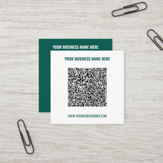 Promotional Your QR Code Business Cards Example