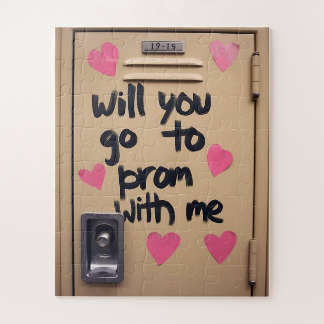 Promposal | Go to Prom with Me Question Photo Jigsaw Puzzle (Vertical)