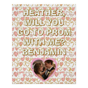 Promposal   Go to Prom with Me Question Photo Poster