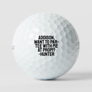 Promposal Golf Balls