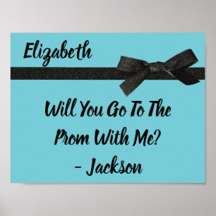 Promposal Idea - Ask To School Prom Dance Poster