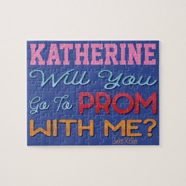 Promposal Idea Puzzle (Horizontal)