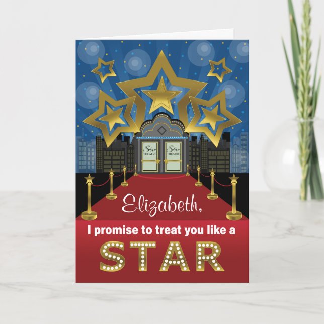 Promposal Prom Date Invitation Red Carpet Add Name (Front)