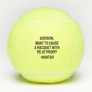 Promposal Tennis Balls