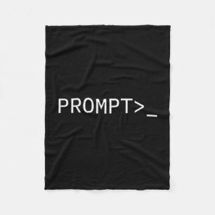 Prompt Coder Gift For Ai Prompt Engineer & Hac Fleece Blanket