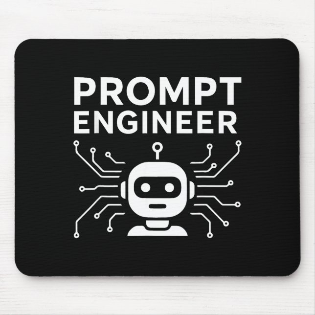 Prompt Engineer Apparel Funny Ai Tech Humor Gift  Mouse Mat (Front)