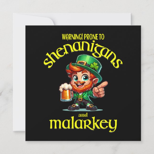 Prone to shenanigans (Front)