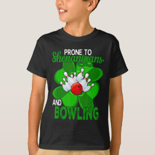 Prone To Shenanigans And Bowling St. Patrick's Day T-Shirt