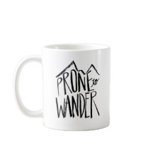 Prone To Wander | Black Brush Script style