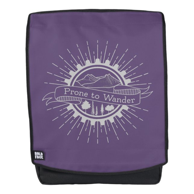 Prone to Wander Traveller Backpack (Front)