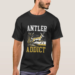 Pronghorn Hunter Animal Hunt Rifle Antelope Huntin T-Shirt