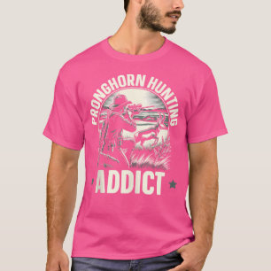 Pronghorn Hunter Animal Hunt Rifle Antelope Huntin T-Shirt