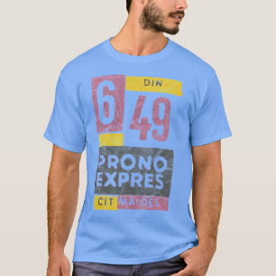 Prono Expres Romanian Matchbox Text Typography Gra T-Shirt