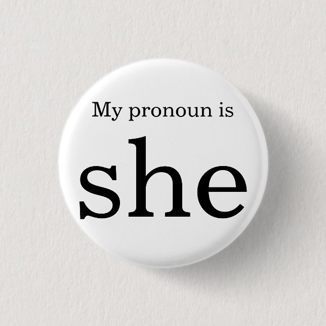 Pronoun badge (Front)