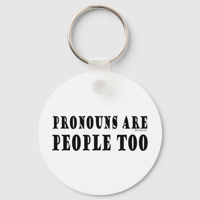 Pronouns Key Ring (Front)