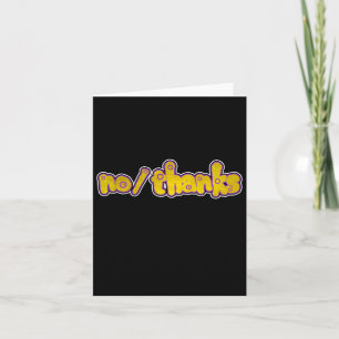 Pronouns Nothanks Inter Flag Colours Sticker Card