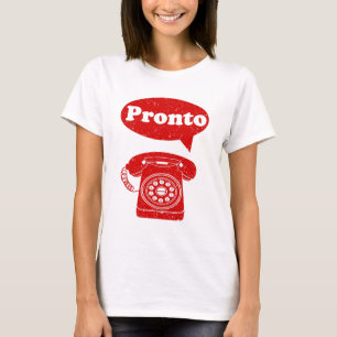 Pronto Italian Telephone T-Shirt