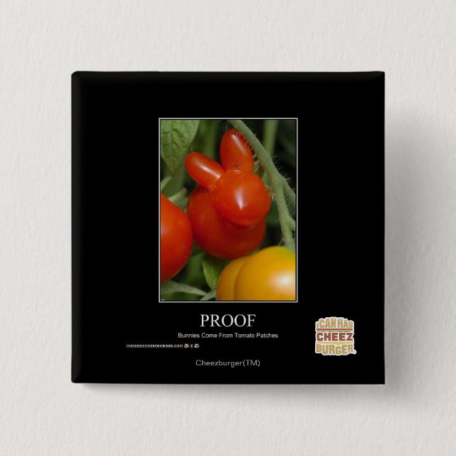Proof 15 Cm Square Badge (Front)