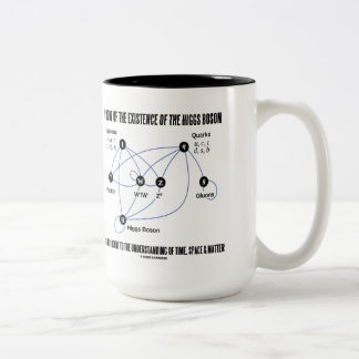 Proof Of The Existence Of The Higgs Boson Two-Tone Coffee Mug