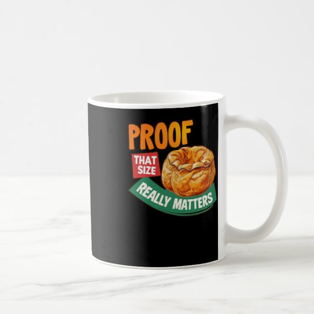 Proof That Size Really S - Yorkshire Pudding Stick Coffee Mug (Right)
