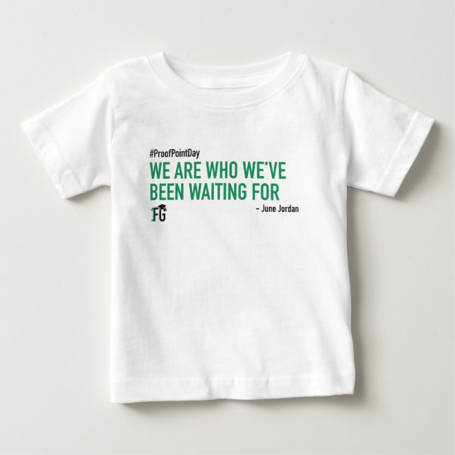 #ProofPointDay Baby Fine Jersey Tee June Jordan (Front)