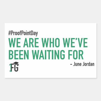 #ProofPointDay June Jordan Sticker
