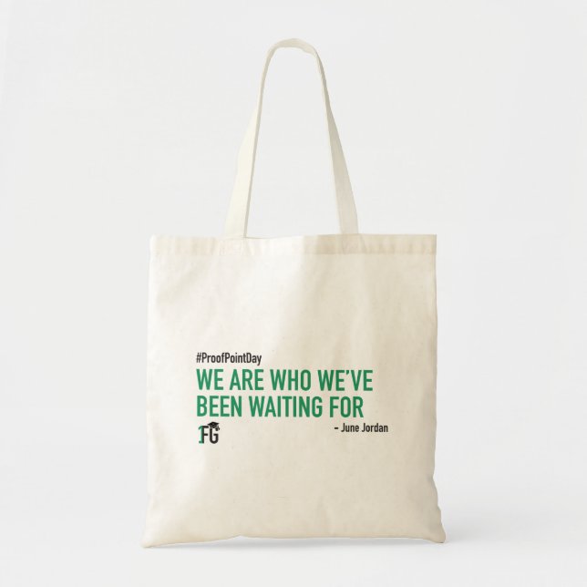 #ProofPointDay Tote June Jordan Bag (Front)