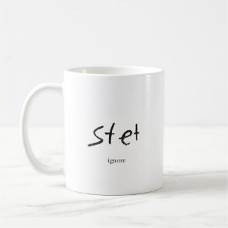 proofreaders' mark mug -- stet