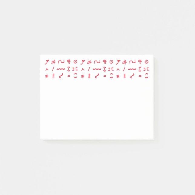 Proofreader's marks Note (Front)