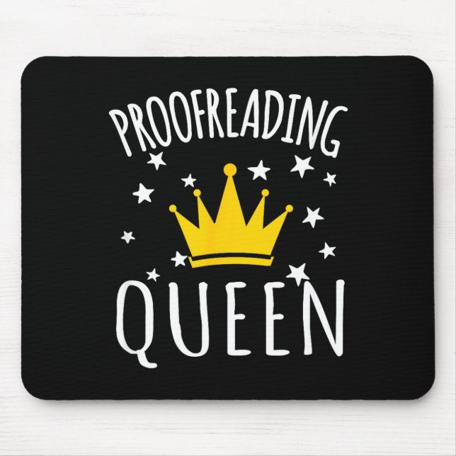 Proofreading Humor Funny Proofreading Quote Proofr Mouse Mat (Front)