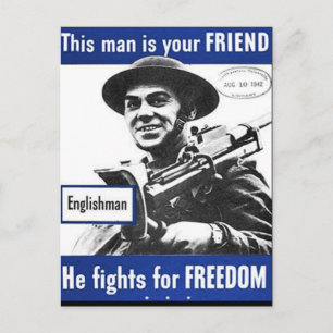 Propaganda Poster Postcard