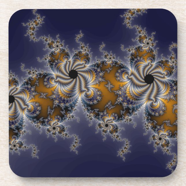 Propelleflora - Swirl Fractal Coaster (Front)