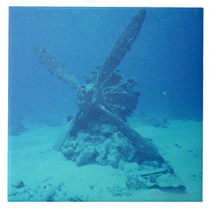 Propeller on the Bottom of Sea Tile