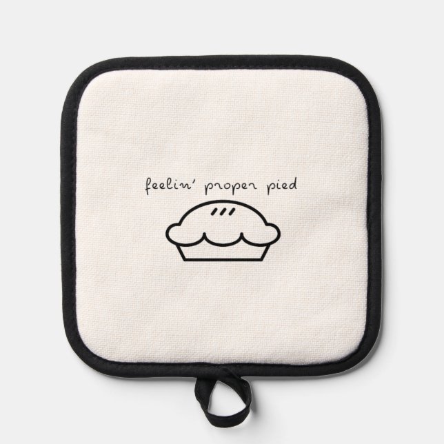 Proper Pied Pot Holder (Front)