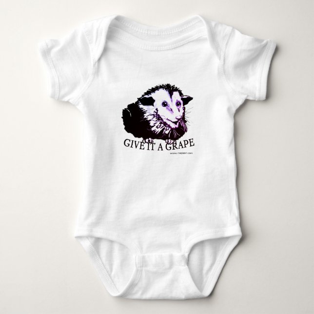 Proper Possum Baby Bodysuit (Front)