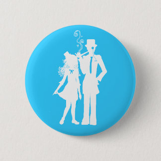 Proper Stylish Couple 6 Cm Round Badge