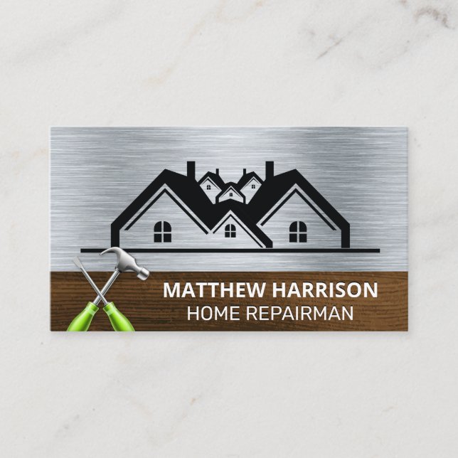 Properties | Hand Tools | Carpentry Business Card (Front)
