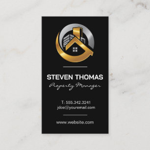 Properties Logo Real Estate Business Card