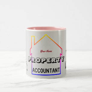 "Property Accountant" Two-Tone Coffee Mug