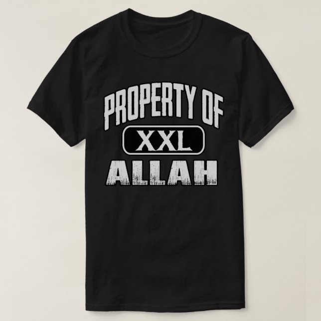 Property Allah XXL Islamic Muslim Pullover  (Design Front)