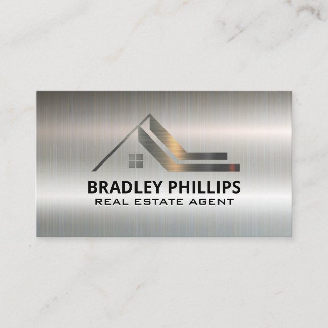 Property Architecture | Metal Roof Style Business Card (Front)