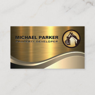 Property Developer Logo   Construction Business Card